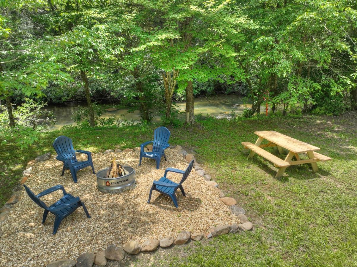 The Chariot - Creek Front With Hottub, Fire Pits, Billiards, Ev Charger - Sandalwood Stays Blue Ridge Zewnętrze zdjęcie