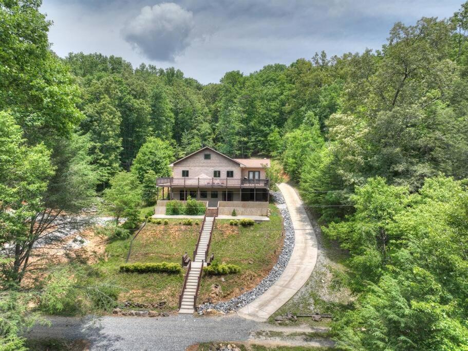 The Chariot - Creek Front With Hottub, Fire Pits, Billiards, Ev Charger - Sandalwood Stays Blue Ridge Zewnętrze zdjęcie