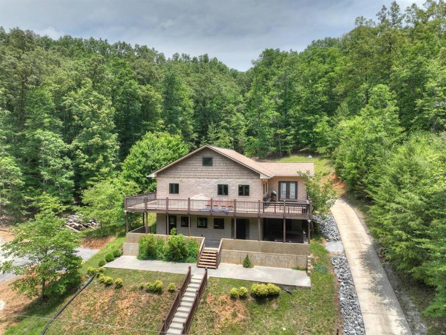 The Chariot - Creek Front With Hottub, Fire Pits, Billiards, Ev Charger - Sandalwood Stays Blue Ridge Zewnętrze zdjęcie